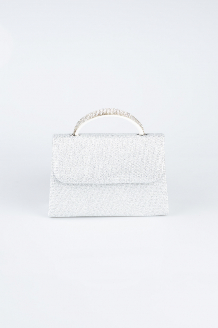 Abendtasche Silber SH844