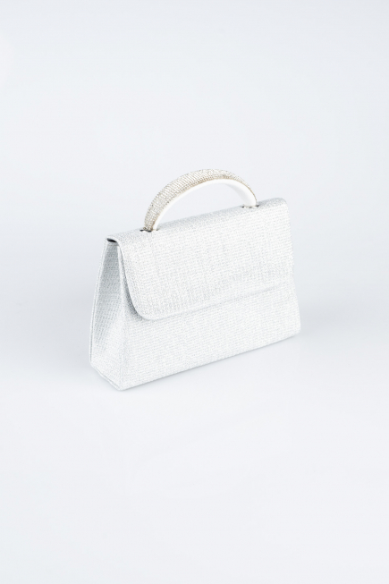 Abendtasche Silber SH844