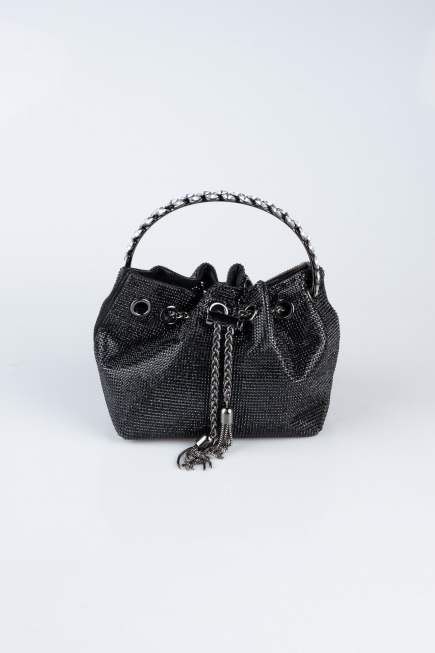 Abendtasche Verputz Schwarz SH846