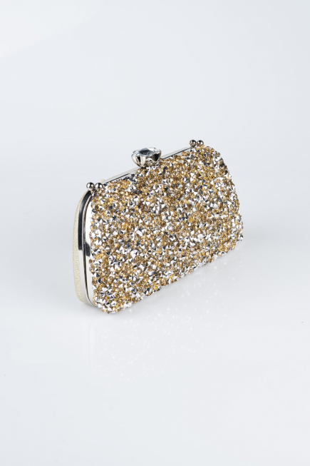 Abendtasche Gold SH849