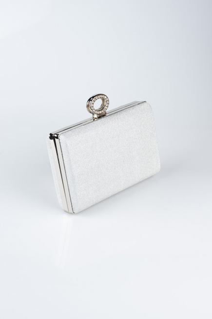 Abendtasche Silber SH830