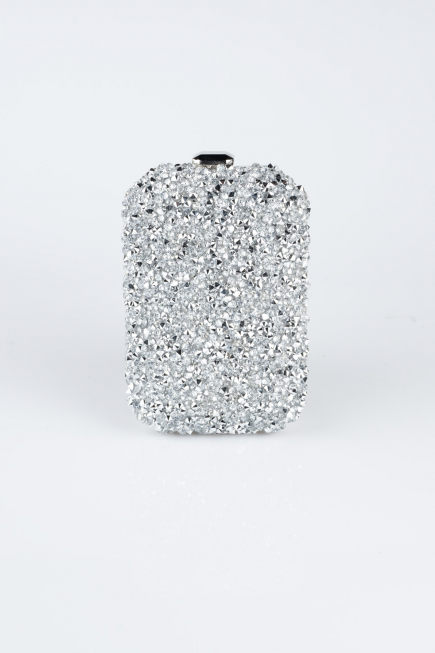 Abendtasche Silber SH832