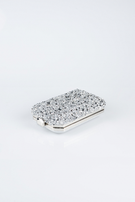 Abendtasche Silber SH832
