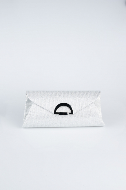 Abendtasche Glitzernd Silber SH845
