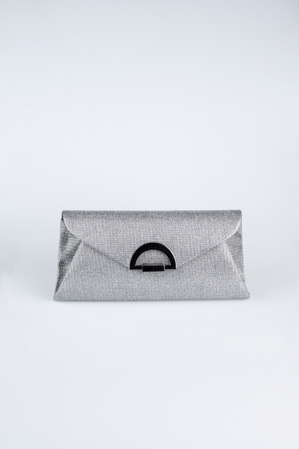 Abendtasche Glitzernd Platin SH845