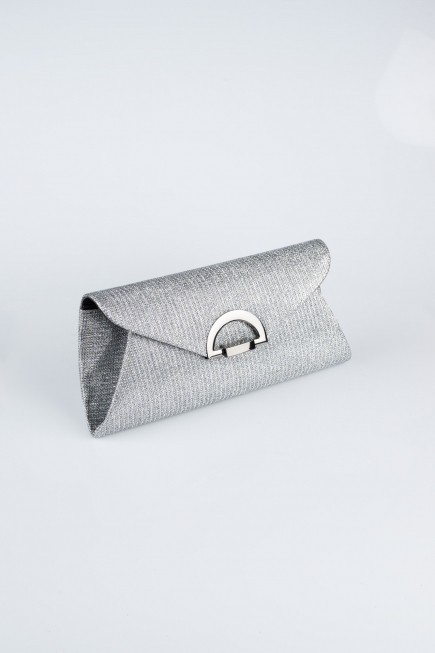 Abendtasche Glitzernd Platin SH845