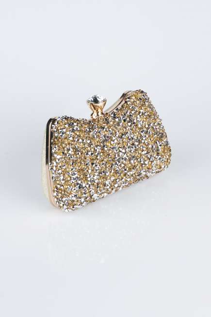 Abendtasche Gold SH828