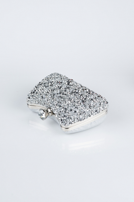 Abendtasche Silber SH828