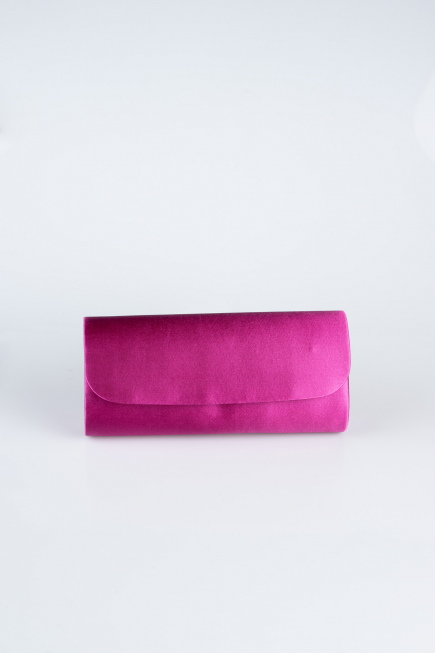 Abendtasche Satin Fuchsie KC202