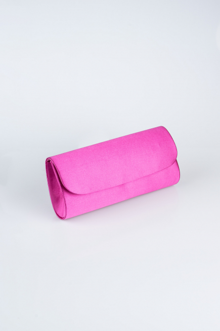 Abendtasche Satin Fuchsie KC202
