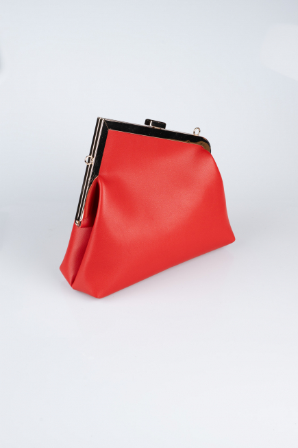 Abendtaschen Leder Rot KC475
