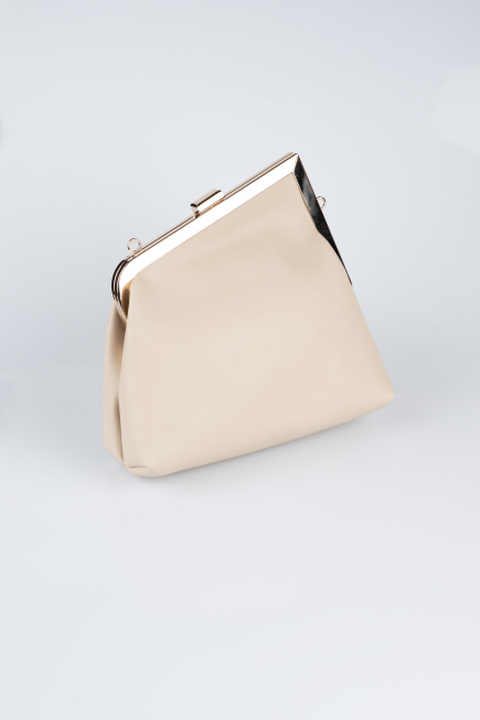 Abendtaschen Leder Nerzbraun KC475