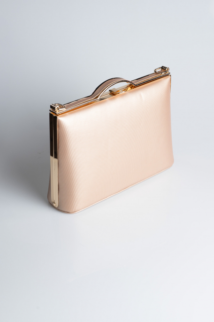 Abendtasche Leder Bronze KC126