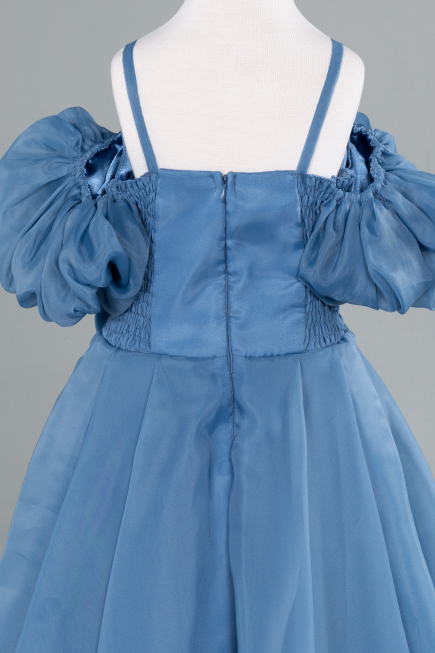 Abendkleid für Kinder Lang Indigo ABU4827