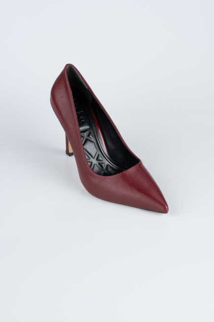 Stiletto Lackleder Weinrot AB1133