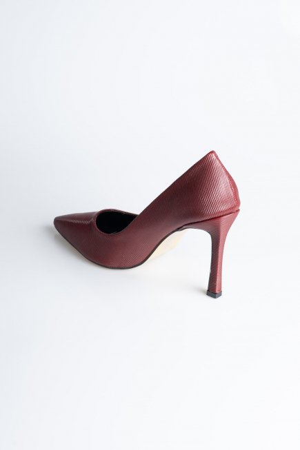 Stiletto Lackleder Weinrot AB1133