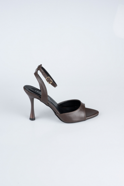 Party-Schuhe Leder Braun AB1134