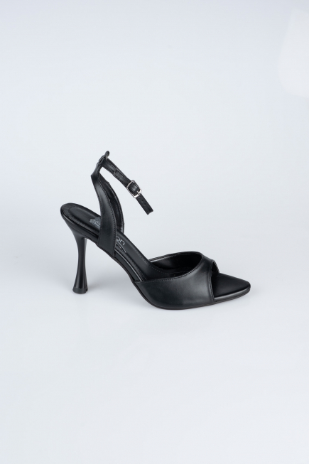 Party-Schuhe Leder Schwarz AB1134