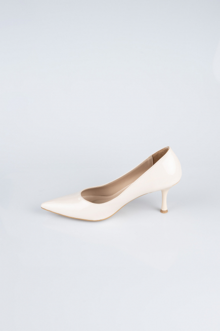 Stiletto Lackleder Hautfarben AB1135