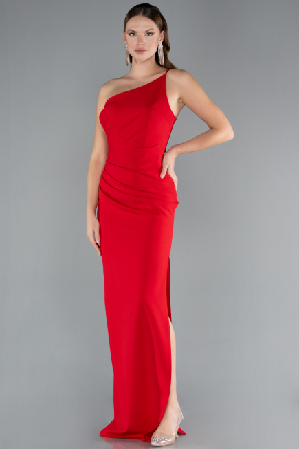 Standesamtkleid Lang Rot ABU4891