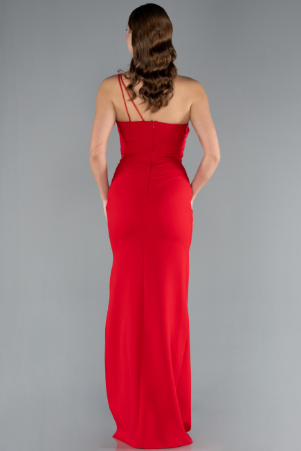 Standesamtkleid Lang Rot ABU4891