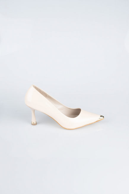 Stiletto Lackleder Hautfarben AB1137