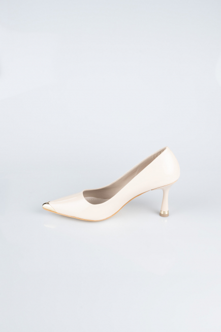 Stiletto Lackleder Hautfarben AB1137