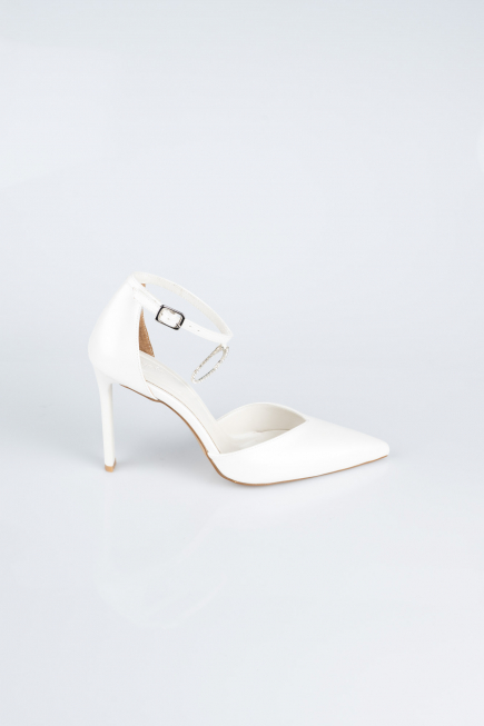Stiletto Haut Weiß AB1139