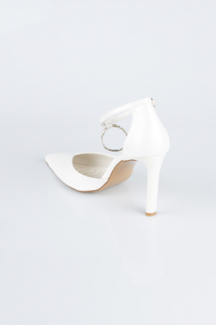 Stiletto Haut Weiß AB1139