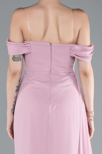 Abendkleid Lang Chiffon Puder ABU4925