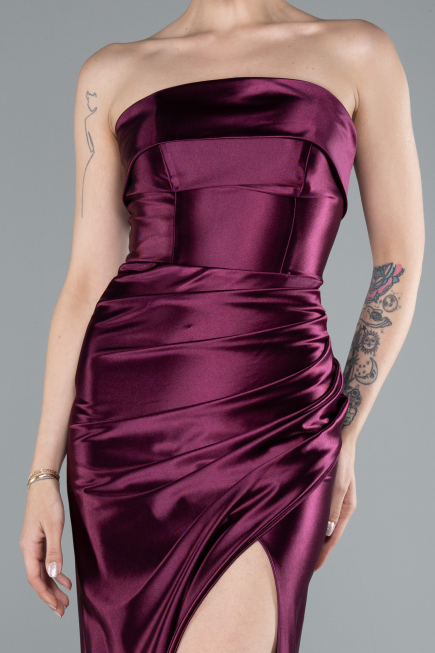 Abschlusskleid Lang Kirschrot ABU4944