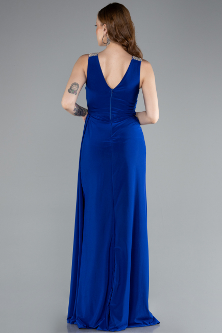 Abendkleid Lang Sächsischblau ABU4967