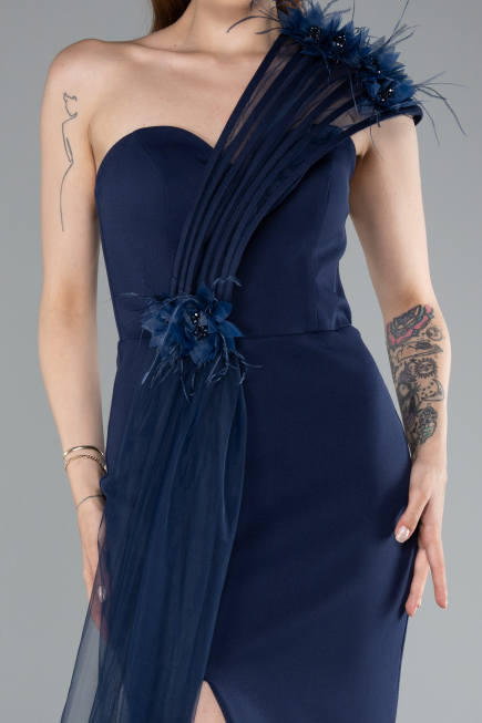 Abendkleid Lang Marineblau ABU4969