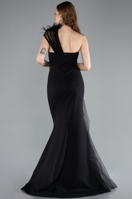 Abendkleid Lang Schwarz ABU4969