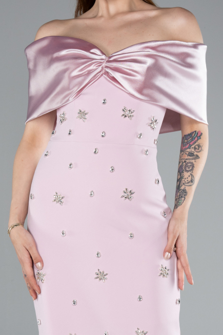 Standesamtkleid Lang Puder ABU4973