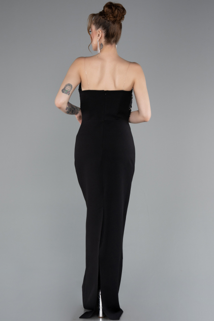Abendkleid Lang Schwarz ABU4988