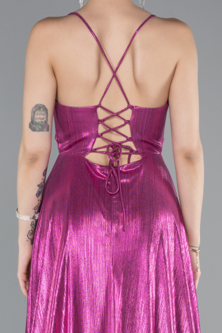 Abschlusskleid Lang Fuchsie ABU4996
