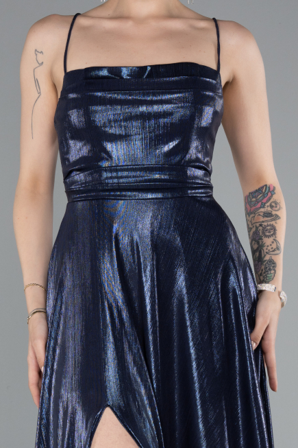Abschlusskleid Lang Marineblau ABU4996