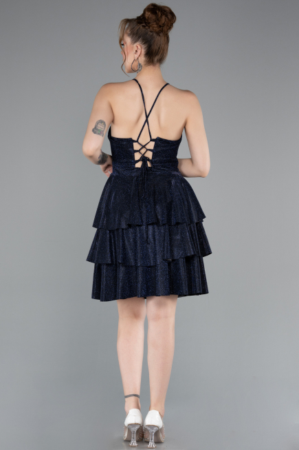 Partykleid Kurz Marineblau ABK2357