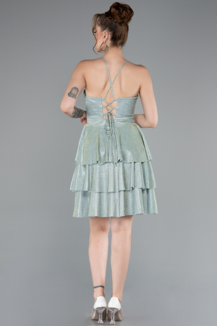 Partykleid Kurz Minzgrün ABK2357