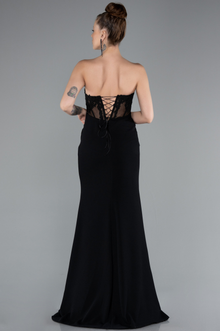 Abendkleid Lang Schwarz ABU5001