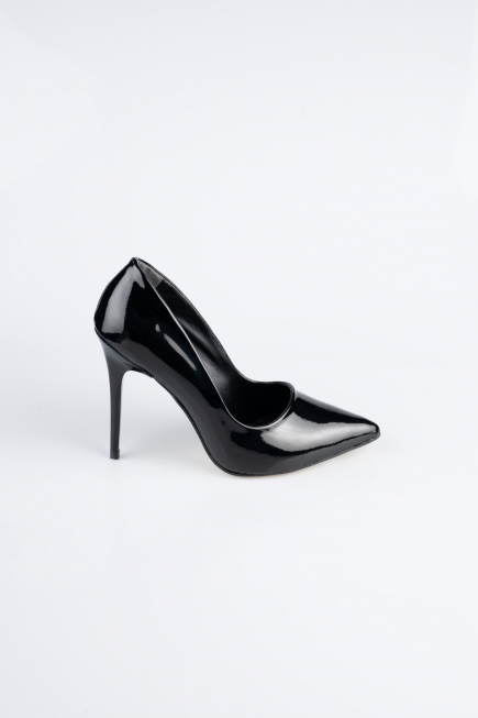 Stiletto Lackleder Schwarz ABR1140