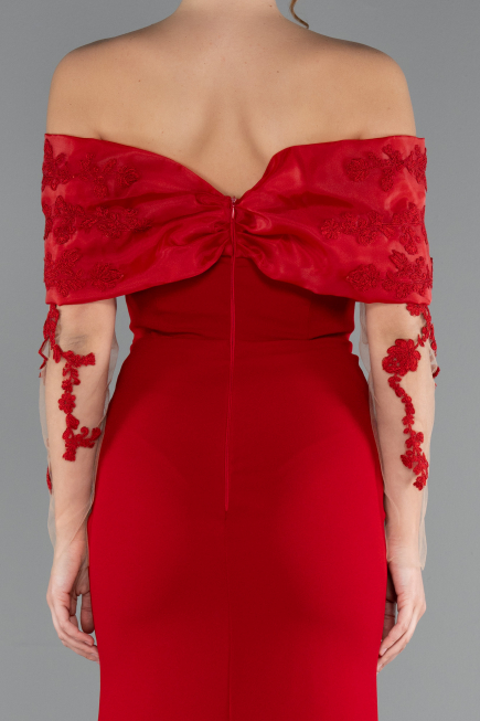 Abendkleid Lang Rot ABU4343