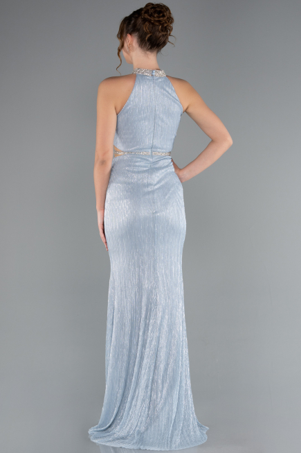 Eisblau Abendkleid Lang ABU4324