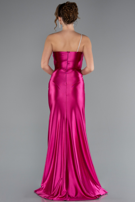 Abschlusskleid Lang Fuchsie ABU5022