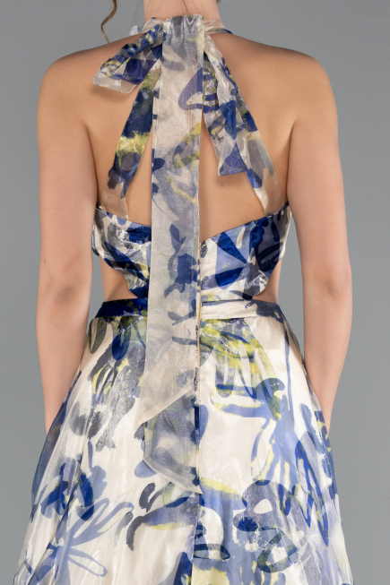 Abendkleid Lang Mehrfarbiges ABU4686