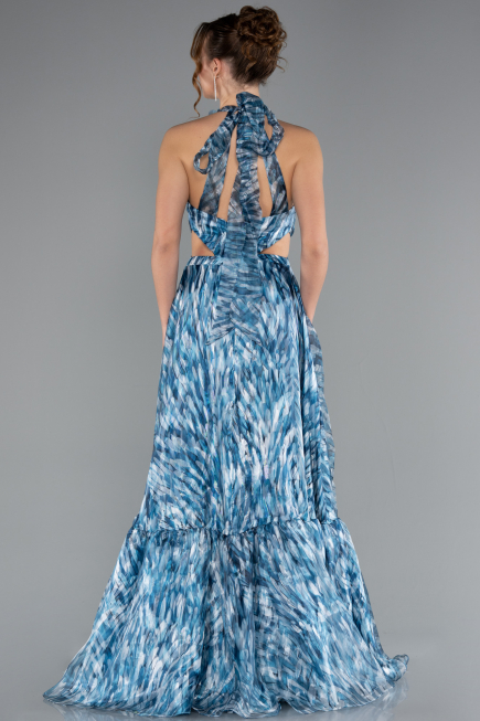 Abendkleid Lang Petrolgrün ABU4686