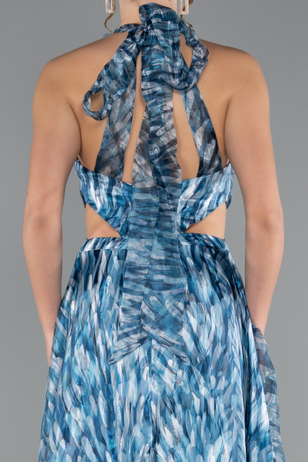 Abendkleid Lang Petrolgrün ABU4686