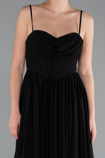 Partykleid Kurz Schwarz ABK2365