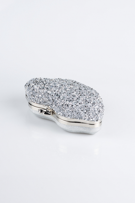 Abendtasche Silber SH831